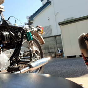 ヤマハXS-1 XS-650 エンジン始動　の画像