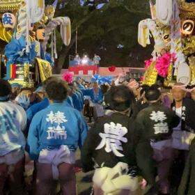 高砂神社秋期例大祭屋台練り合わせの画像