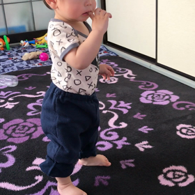 歩く次男動画の画像