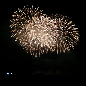 ３日目の花火大会の画像