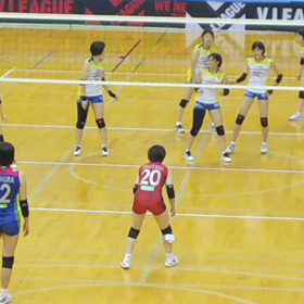久光製薬スプリングス vs 岡山シーガルズの画像