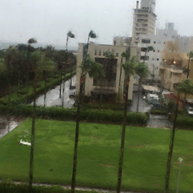 台風18号 鹿児島 8時16分の画像