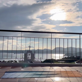 1日の始まりに太陽に挨拶する♡の画像