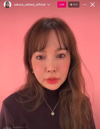 さくらちゃんのインスタライブの記事動画
