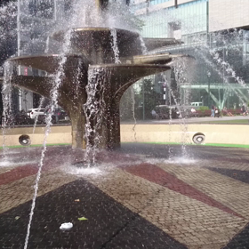 昨日の噴水⛲の画像