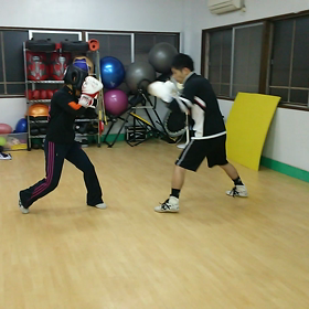 スパーリングの動画の画像