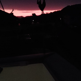 朝焼け❔きれいですの画像