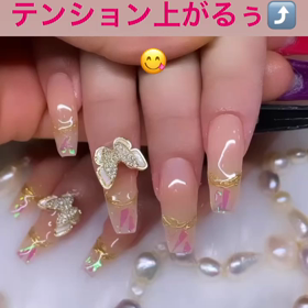キラキラネイルの画像