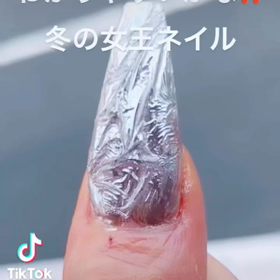 サランラップネイル千葉の画像