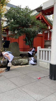 ついに念願が叶う⛩神社の清掃奉仕に参加してきました！！の記事動画