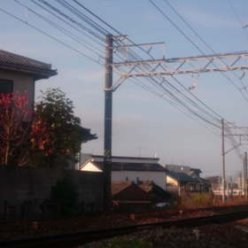 本線特急が駆け抜けるの画像