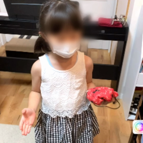 レッスンを始めて1ヶ月のKちゃんの画像