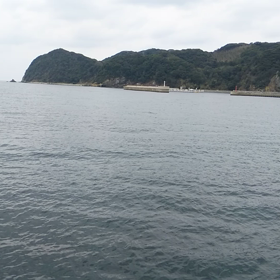 宗像大島を後に。の画像
