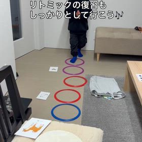 年長さん　リトミックの復習の画像