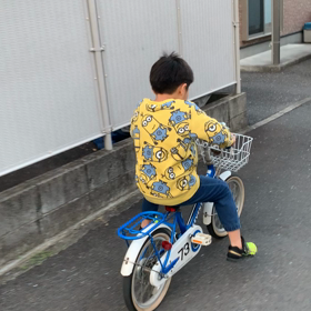 ☆徐々に自転車を大きくして☆の画像