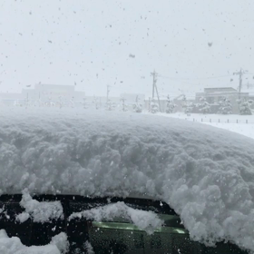 大雪警報の画像