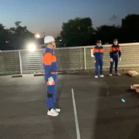 消防操法大会の画像