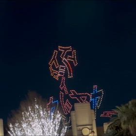 U•S•J クリスマス　ドローンショーの画像