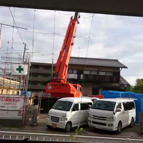 クレーン車の画像
