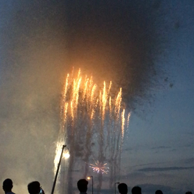 一昨日花火大会への画像