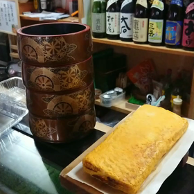 玉子焼き出来上がりました。の画像