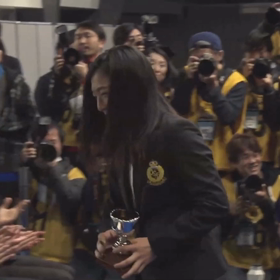 2019.12.18  全日本フィギュア選手権　開会式＆SP滑走順抽選　昌磨君の動画の画像