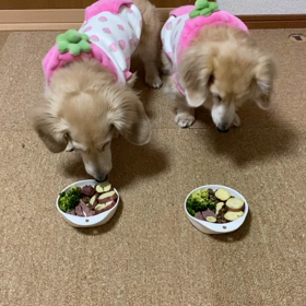 お誕生日ご飯の画像
