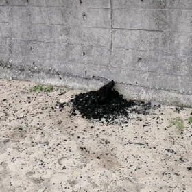 BBQ後の炭は自然に還りませんの画像