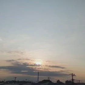 夕焼け…タイムラプスの画像