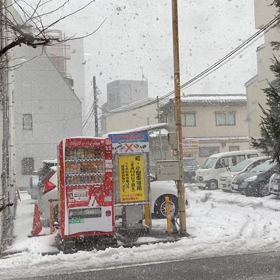 只今の金沢雪状況の画像