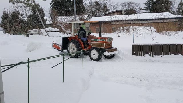 大雪お見舞い＆勝手に顔ハメパート２の記事動画