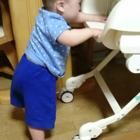 ハイローチェアで歩行練習の画像