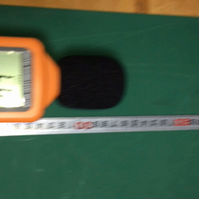 ［壁用防音パネル］騒音対策で使った場合の実験の画像