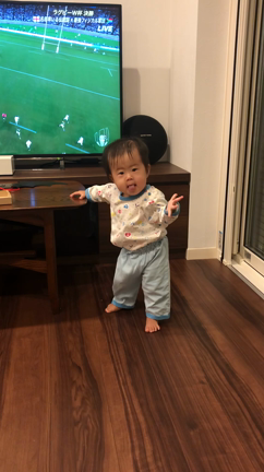 生後10ヶ月。娘の歩行と食。の記事動画