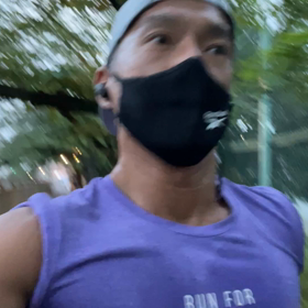 運動不足解消に外を走ろうの画像