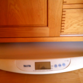 体重測定してみたらの画像