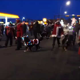 クリスマスパレードの画像