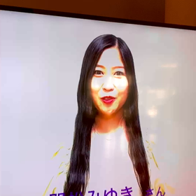 小田原三の丸ホールのモニターの画像