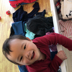 2歳5ヶ月❁イタズラ大好きの画像