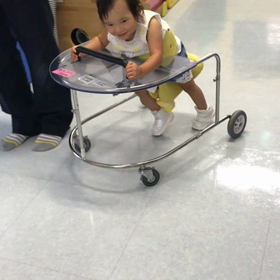 3歳❁SRCウォーカー初乗りの画像