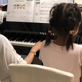 親子で連弾♬の画像