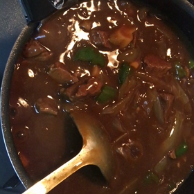 今日は カレーの画像