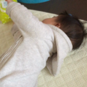 ほんとの寝返りの画像