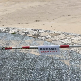 沖縄の海で入魂の画像
