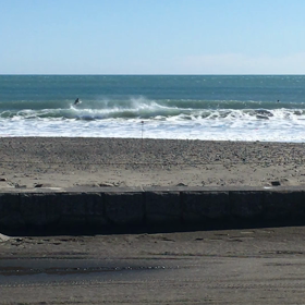 今日は静波の画像