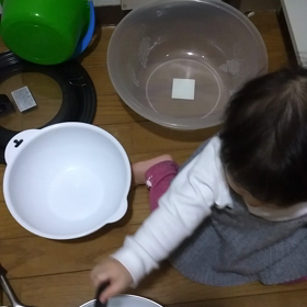 0歳時のままごとの画像