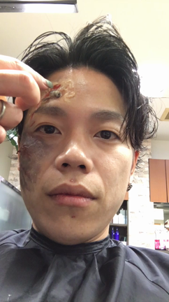 ハロウィン前なので、ゾンビメイクのモデルをしてみた話。の記事動画