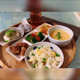 Kim’s kitchenで簡単そぼろご飯を作って食べる♪の画像