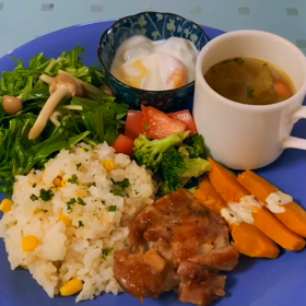 Kim’s kitchenでワンプレートご飯を食べる♪の画像