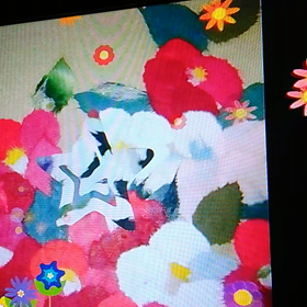 母のちぎり絵・・2の画像